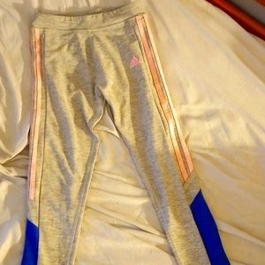 Adidas, size L/G (14), blue, pink, gray